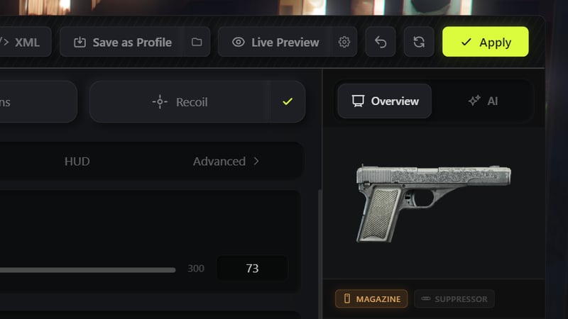 Real-Time Live Preview