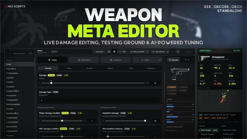 In-Game Weapon Meta Editor